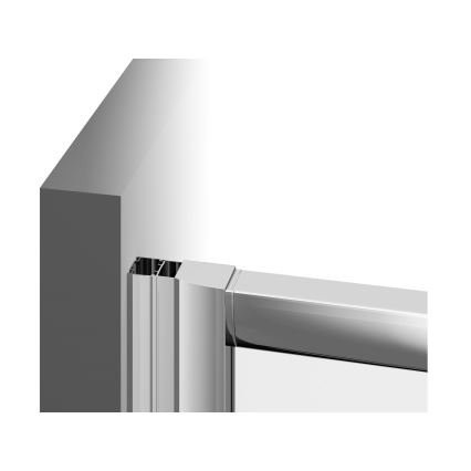 Ravak 1LV40100ZG - BLIX Eck-Duschkabine, vierteilig, 80x80 cm, weiß