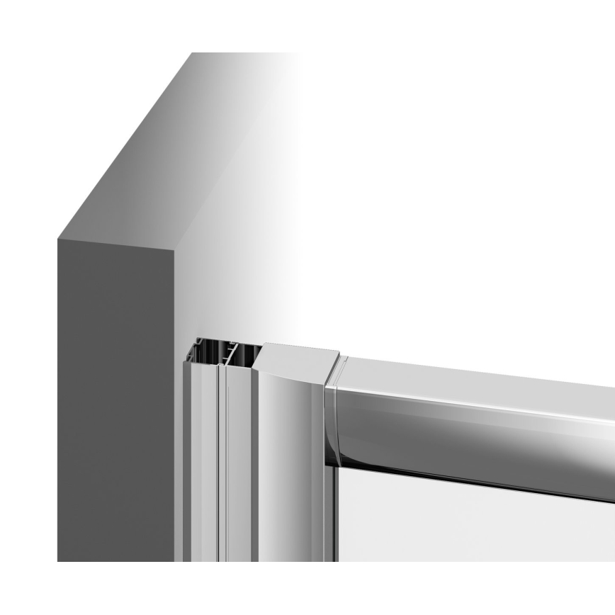 Ravak 1XVG0C00Z1 - Duschkabine BLIX 120x190 cm glänzender Chrom