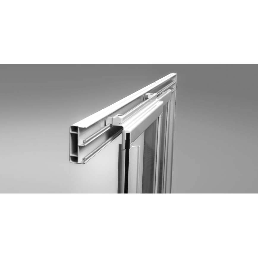 Ravak 3114O10211 - 4-teilige viertelkreisförmige Eckdusche SUPERNOVA 80x80 cm weiß