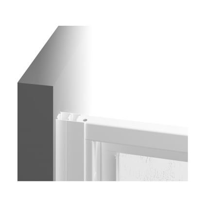 Ravak 3114OU02Z1 - vierteilige, viertelkreisförmige Duschkabine SUPERNOVA 80x80 cm Satin