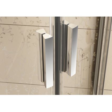 Ravak 3B240C00Z1B - Viertelkreis-Duschkabine BLIX 80x80 cm, vierteilig, glänzender Chrom