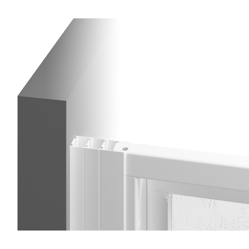 Ravak 940701R211 - Feststehende Duschwand SUPERNOVA 90x198 cm weiß