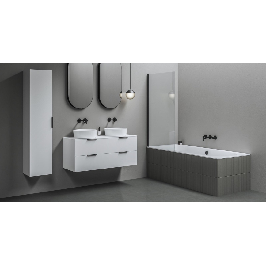 Ravak C921300000 - Badewanne CITY SLIM 180x80 cm Acryl/weiß
