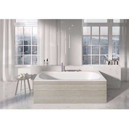 Ravak C921300000 - Badewanne CITY SLIM 180x80 cm Acryl/weiß
