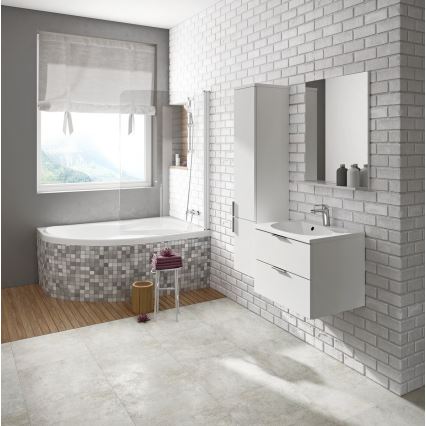 Ravak CL21000000 - Eckwanne ROSA 160 x 105 cm, Acryl/weiß