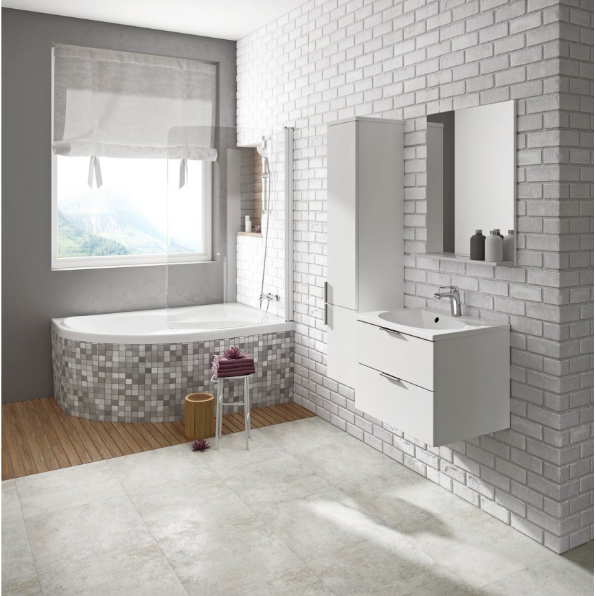 Ravak CL21000000 - Eckwanne ROSA 160 x 105 cm, Acryl/weiß