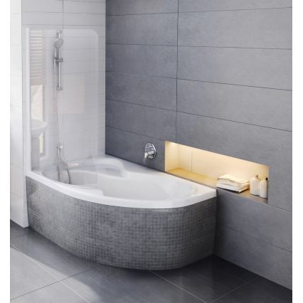 Ravak CM21000000 - Eckwanne ROSA 160x105 cm Acryl/weiß