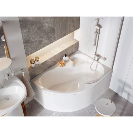 Ravak CV01000000 - Eckbadewanne ROSA 140x105 cm Acryl/weiß