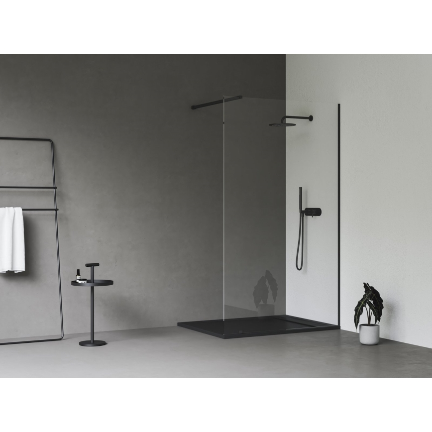 Ravak GW9WA030SZ1 - Walk-In-Dusche 100 x 200 cm, schwarz