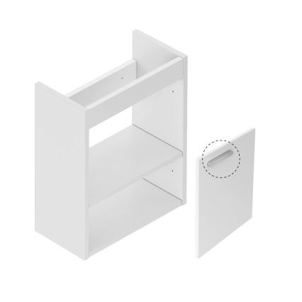 Ravak X000000538 - Waschtischunterschrank CHROME 40x50 cm weiß