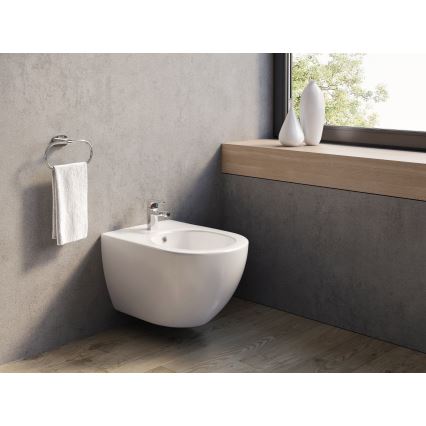 Ravak X01517 - Wand-Bidet UNI CHROME Keramik/Weiß