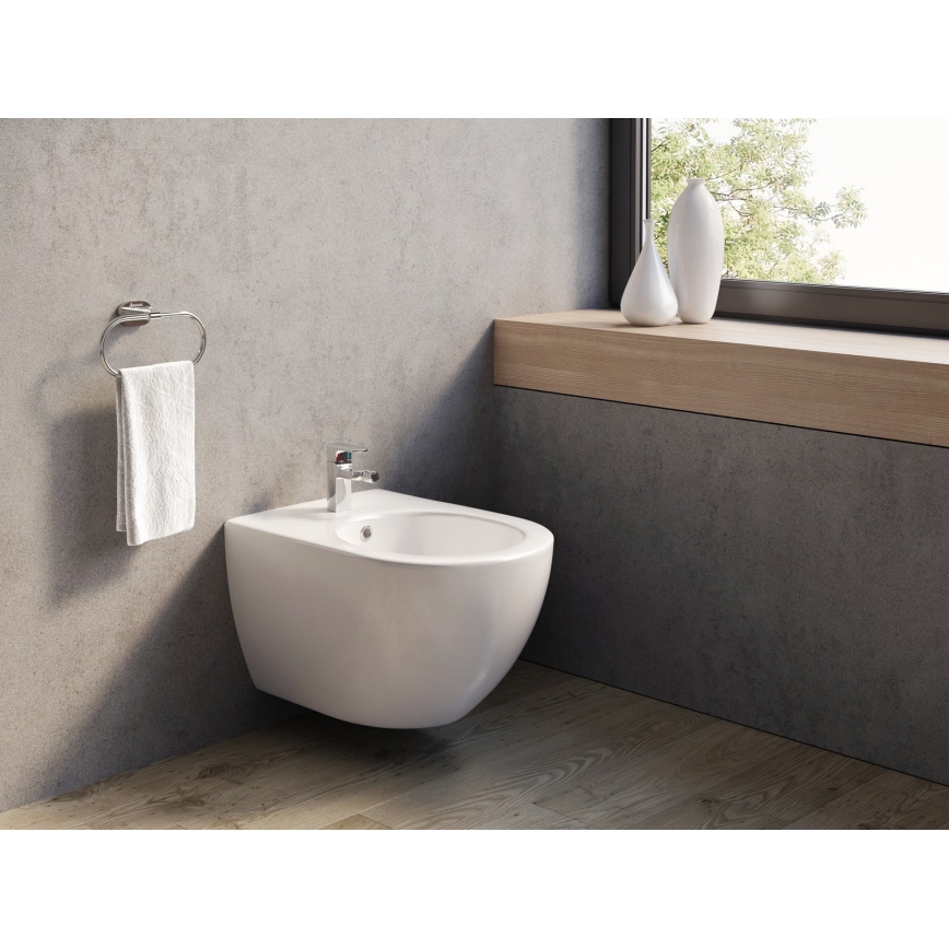 Ravak X01517 - Wand-Bidet UNI CHROME Keramik/Weiß