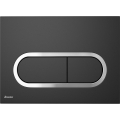 Ravak X01797 - Betätigungsplatte 24,7x16,5 cm CHROME schwarz