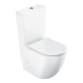 Ravak X01870 - Kombi-WC randlos mit SoftClose-Sitz OPTIMA Keramik/weiß