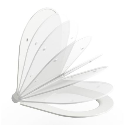 Ravak X01912 - Wand-WC mit Bidetdüse CHROME Keramik/weiß