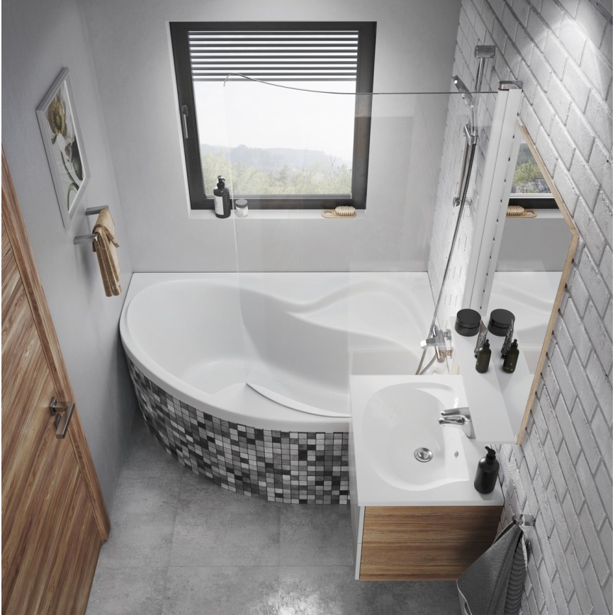 Ravak X070046 - Thermostatische Badewannenarmatur TERMO, glänzendes Chrom