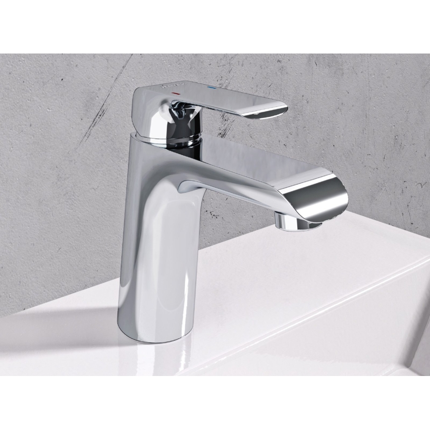 Ravak X070118 - Waschtischarmatur FLAT 15,1 cm Hochglanz-Chrom