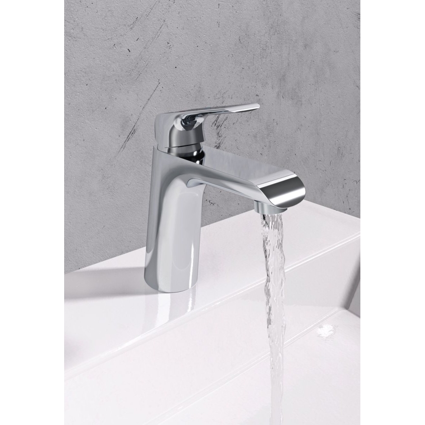 Ravak X070118 - Waschtischarmatur FLAT 15,1 cm Hochglanz-Chrom