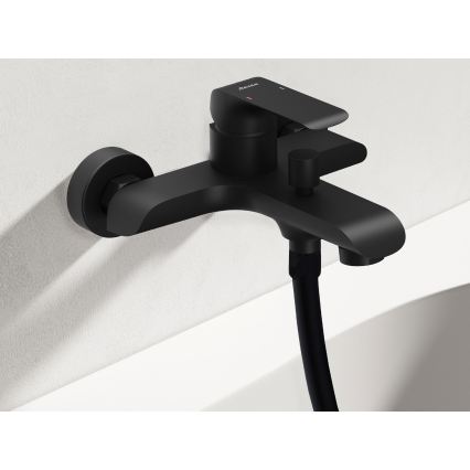 Ravak X070175 - Badewannenarmatur FLAT matt schwarz
