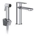 Ravak X070450 - Waschbeckenarmatur mit Bidetbrause CHROME glänzender Chrom