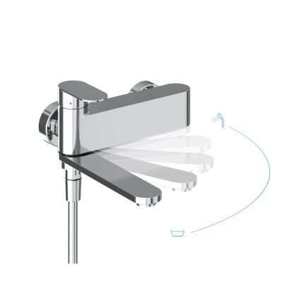 Ravak X070451 - Badewannenarmatur CHROME, glänzender Chrom