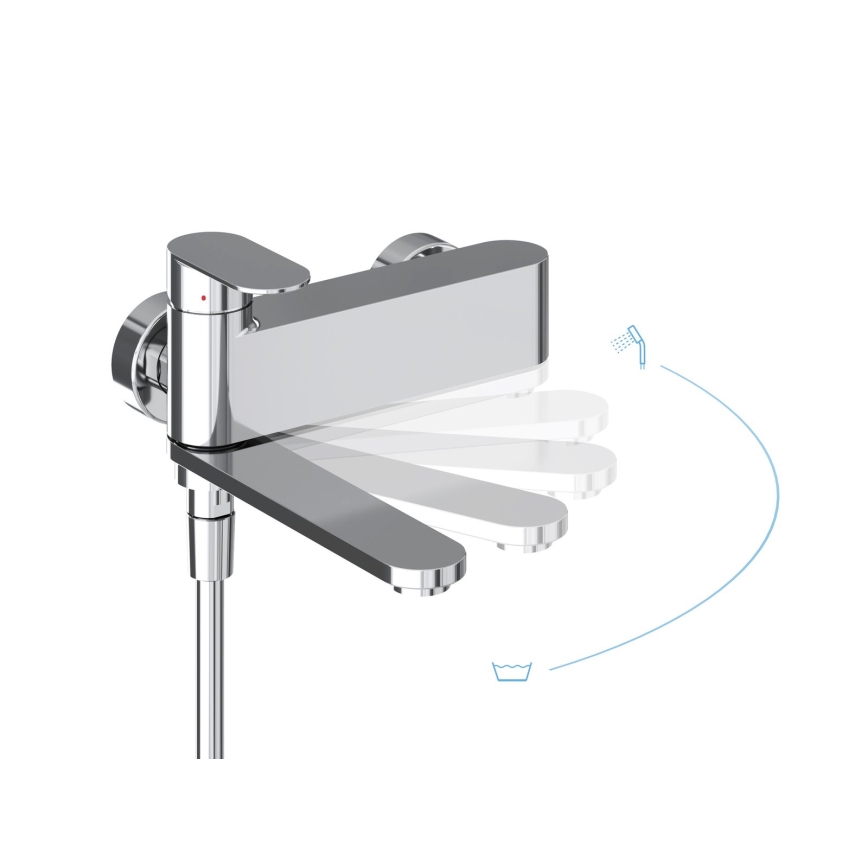 Ravak X070451 - Badewannenarmatur CHROME, glänzender Chrom