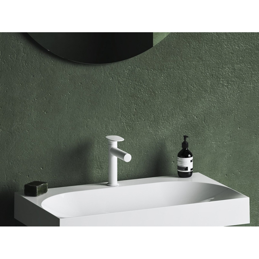 Ravak X070565 - Waschtischarmatur SPRING 18,9 cm weiß