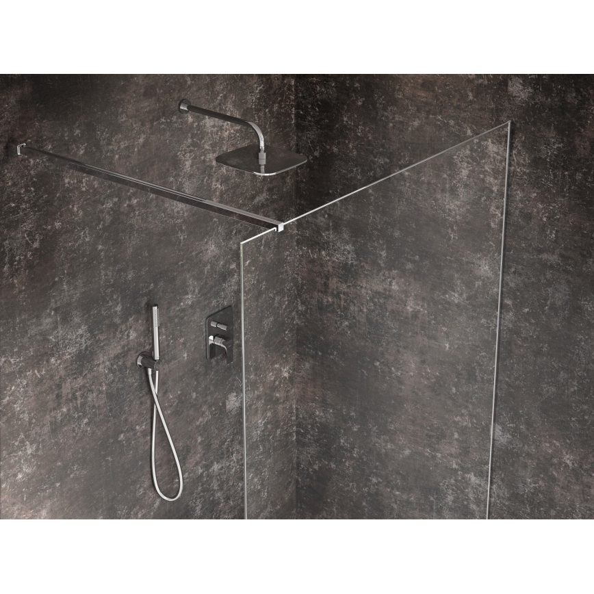 Ravak X07P176 - Kunststoff-Duschschlauch 150 cm, glänzender Chrom