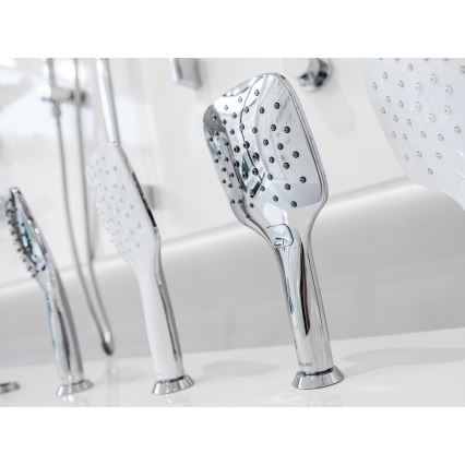 Ravak X07P348 - Handbrause mit Drucktaste, Hochglanzchrom