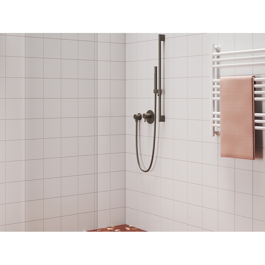 Ravak X07P694 - Handbrause gebürstetes Graphit