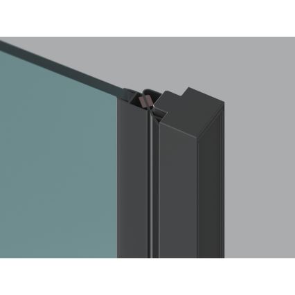 Ravak X0VV40300Z1 - Duschtür COOL 80 x 195 cm schwarz