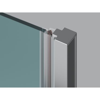 Ravak X0VV40A00Z1 - Duschtür COOL 80x195 cm glänzender Chrom