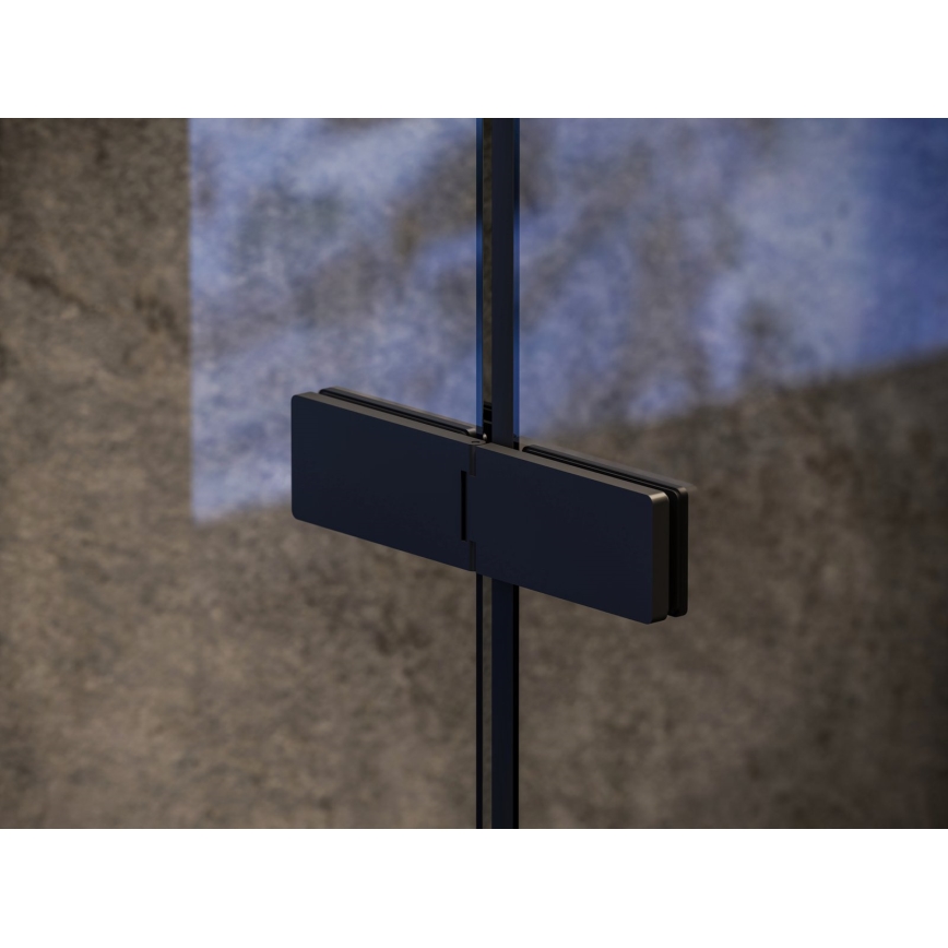 Ravak X0VVAC300Z1 - Duschabtrennung COOL 100 x 195 cm schwarz