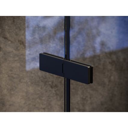 Ravak X0VVGC300Z1 - Duschabtrennung COOL 120x195 cm schwarz