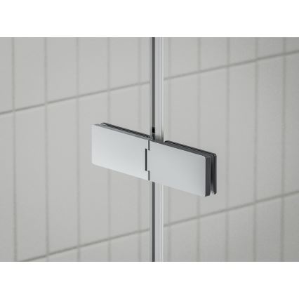Ravak X0VVGCA00Z1 - Duschabtrennung COOL 120x195 cm glänzender Chrom