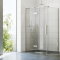 Ravak X9VV40A00Z1 - Feststehende Duschwand COOL 80x195 cm glänzender Chrom