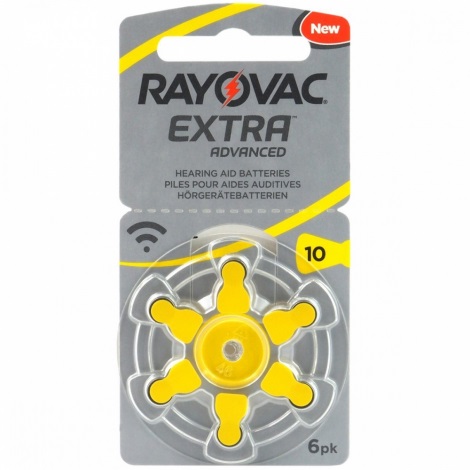 Rayovac - 6 Stück Batterie für Hörgeräte 10 1,45V