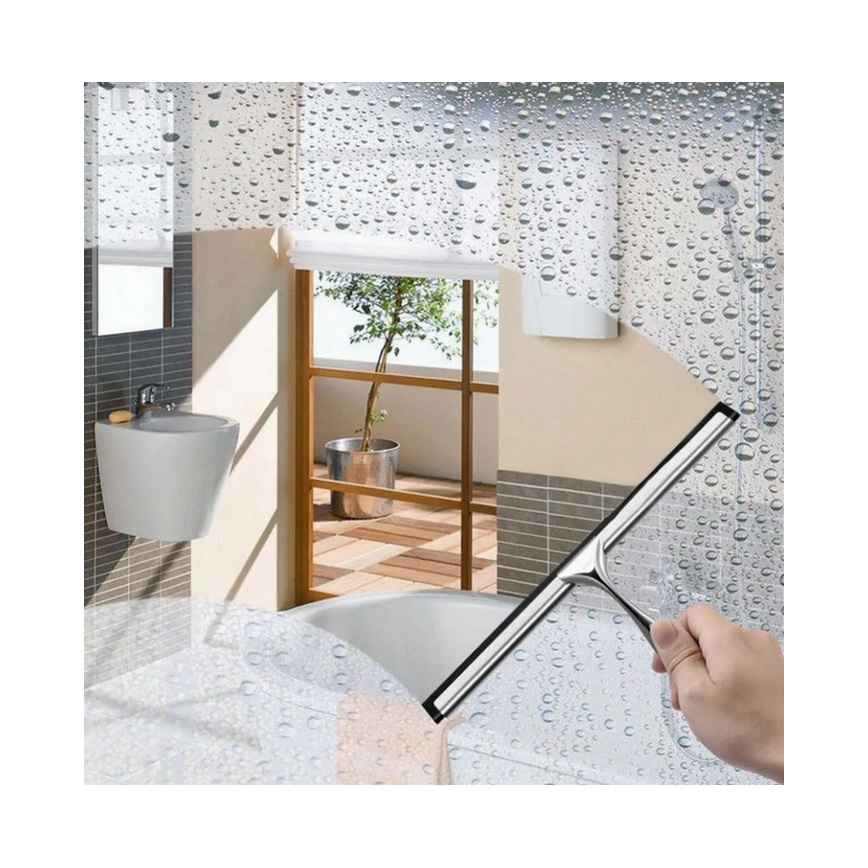 REA-70000 - Glasabzieher mit Halter, glänzend verchromt