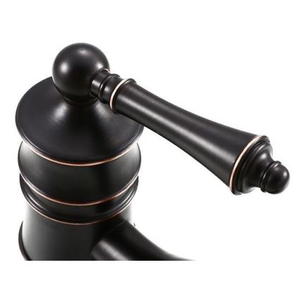 REA-B0227 - Waschtischarmatur VINTAGE OLD RETRO 31 cm schwarz