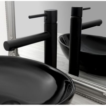 REA-B0229 - Waschtischarmatur TESS 31,5 cm schwarz