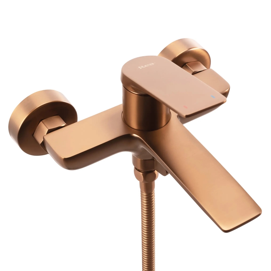 REA-B0492 - Badewannenset AVALON gebürstetes Kupfer