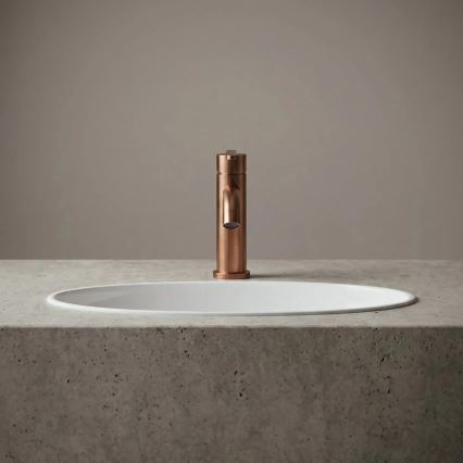 REA-B0970 - Waschtischarmatur ONTARIO 17,5 cm, gebürstetes Kupfer