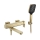 REA-B0979 - Wannenarmatur-Set ARLO, gebürstetes Gold