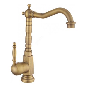 REA-B2150 - Waschtischarmatur BONA 28,5 cm, gebürstetes Gold