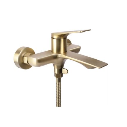 REA-B2707 - AVALON Badewannenset, gebürstetes Gold