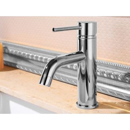 REA-B4101 - Waschtischarmatur LUNGO 16,5 cm, Hochglanz-Chrom