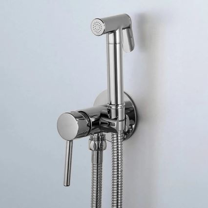 REA-B4106 - Bidet-Armatur mit Handbrause zur Unterputzmontage LUNGO Hochglanzchrom