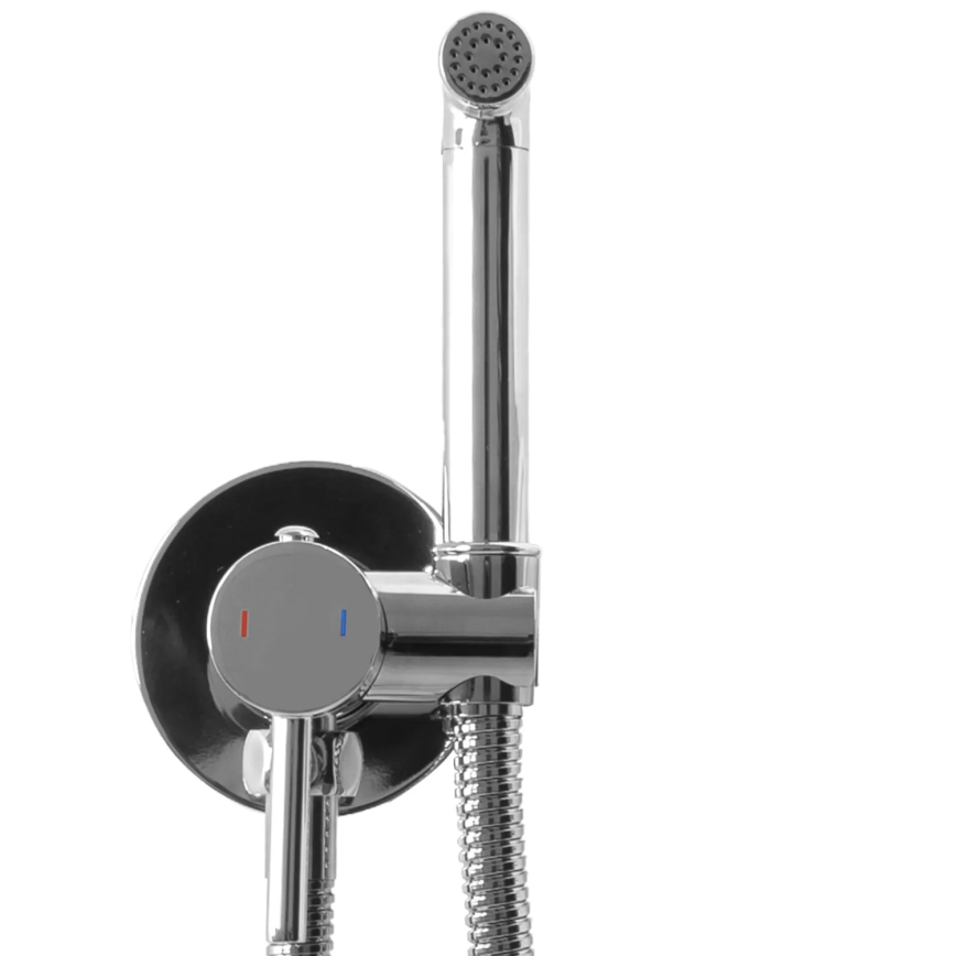 REA-B4106 - Bidet-Armatur mit Handbrause zur Unterputzmontage LUNGO Hochglanzchrom