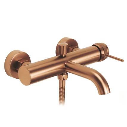 REA-B4567 - Badewannenset LUNGO, gebürstetes Kupfer