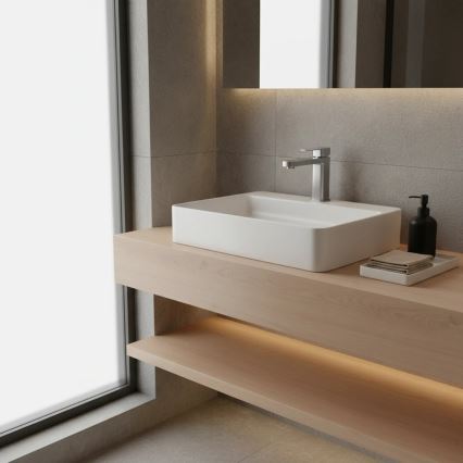 REA-B4589 - Waschtischarmatur ARLO 17 cm Nickel